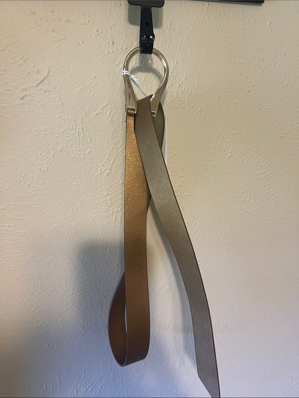 Chico's Bronze Single-Strap Buckle Belt